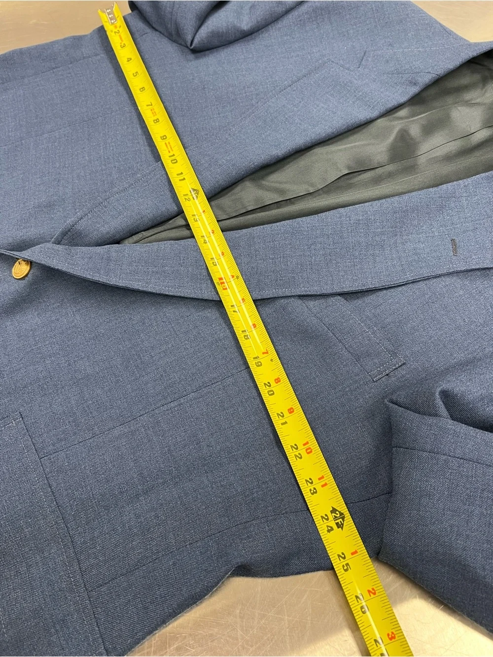 Vintage 70’s or 80’s Botany 500 U.S.A. Men's Classic Blue Blazer Gold Buttons